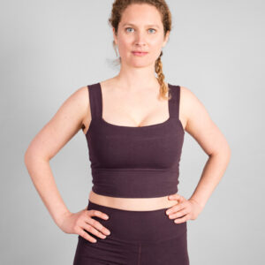 BRA Aurora Yoga BH - Mørk lilla
