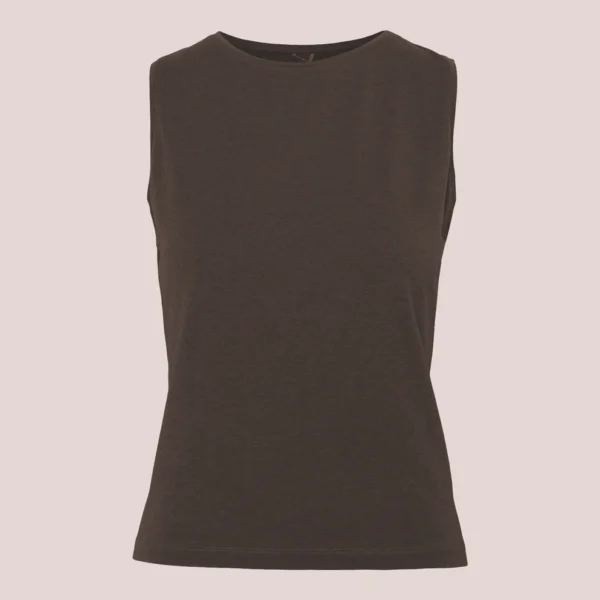 All day tank top - kastanje
