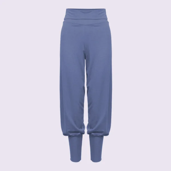 Baggy yogabukse Fiolblå