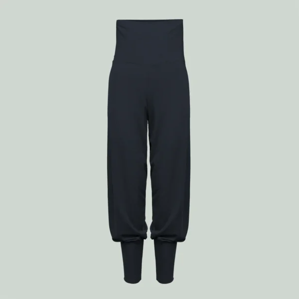 Baggy yogabukse Mørk marine
